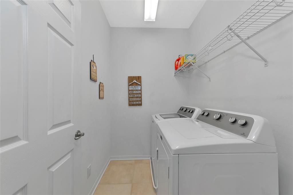 Laundry Room located upstairs