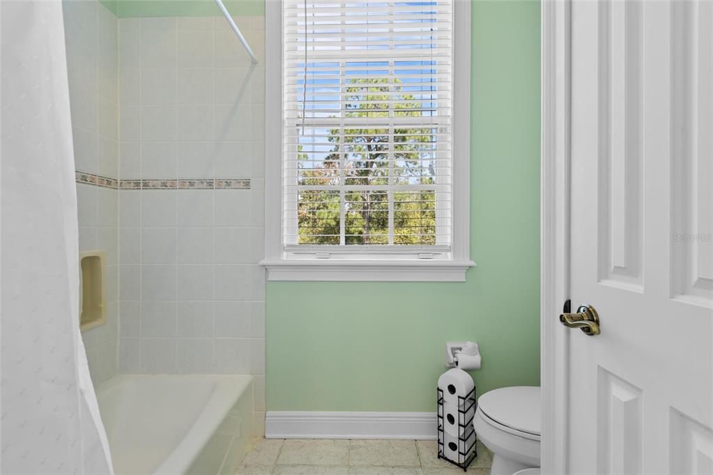 Shared Bath with Tub/Shower Combo