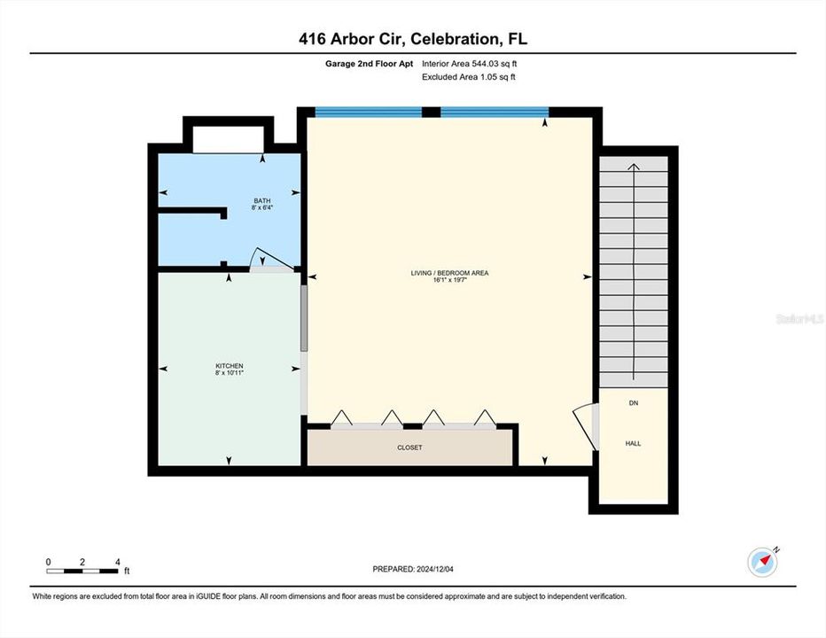 Apartment above additional 2 Car Garage