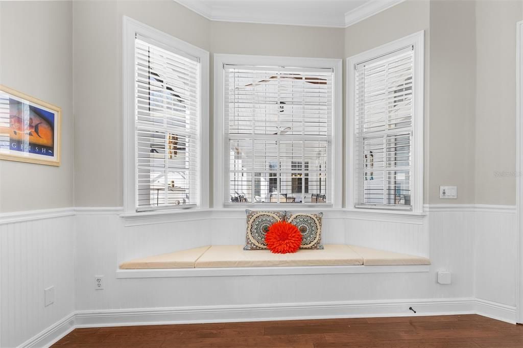 Primary Bedroom Bench Sitting Area