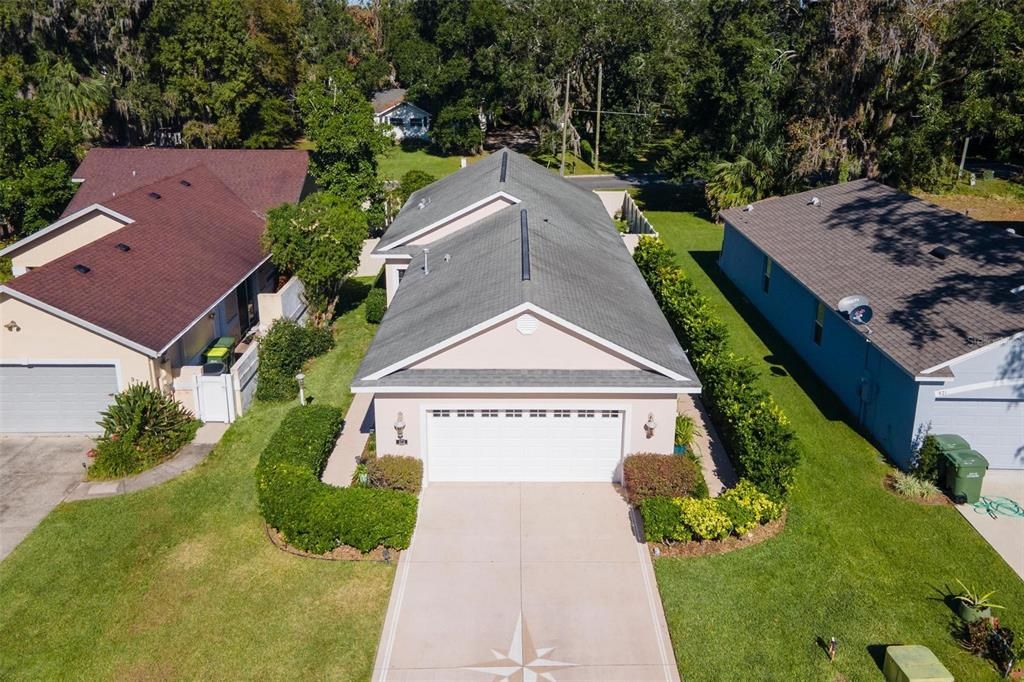 Aerial of Exterior front of home