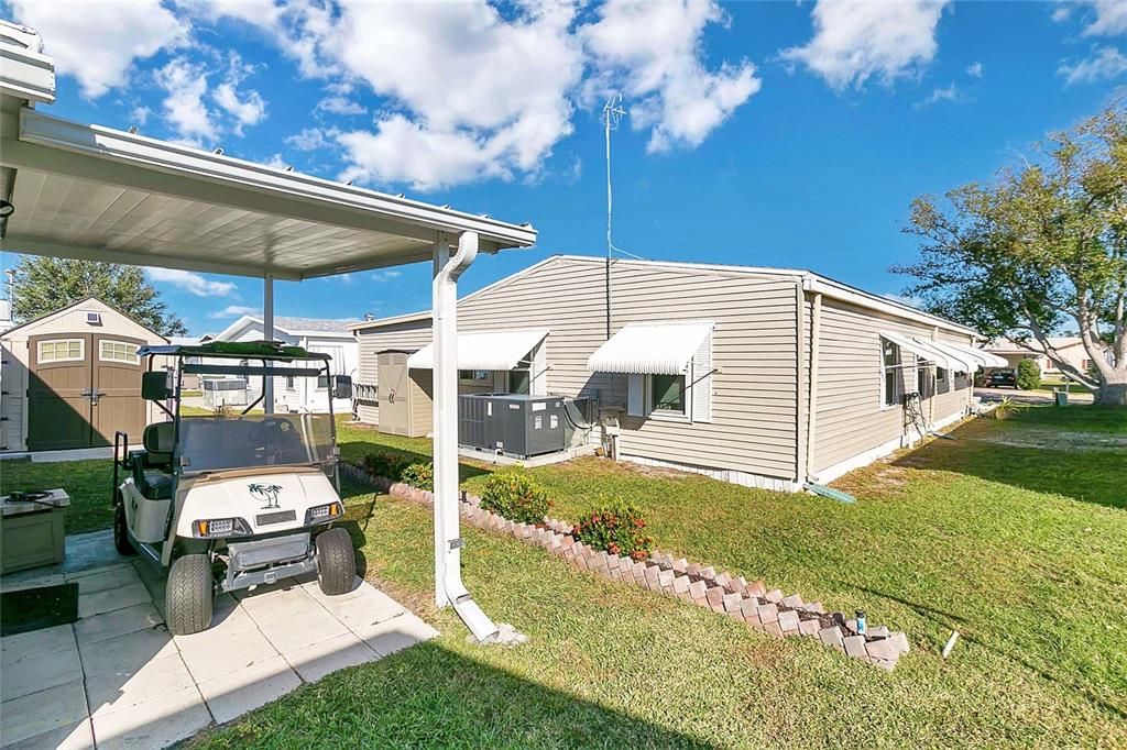 Golf-Cart Porch