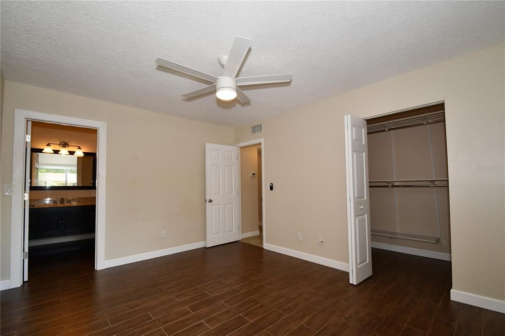 Master bedroom with bath