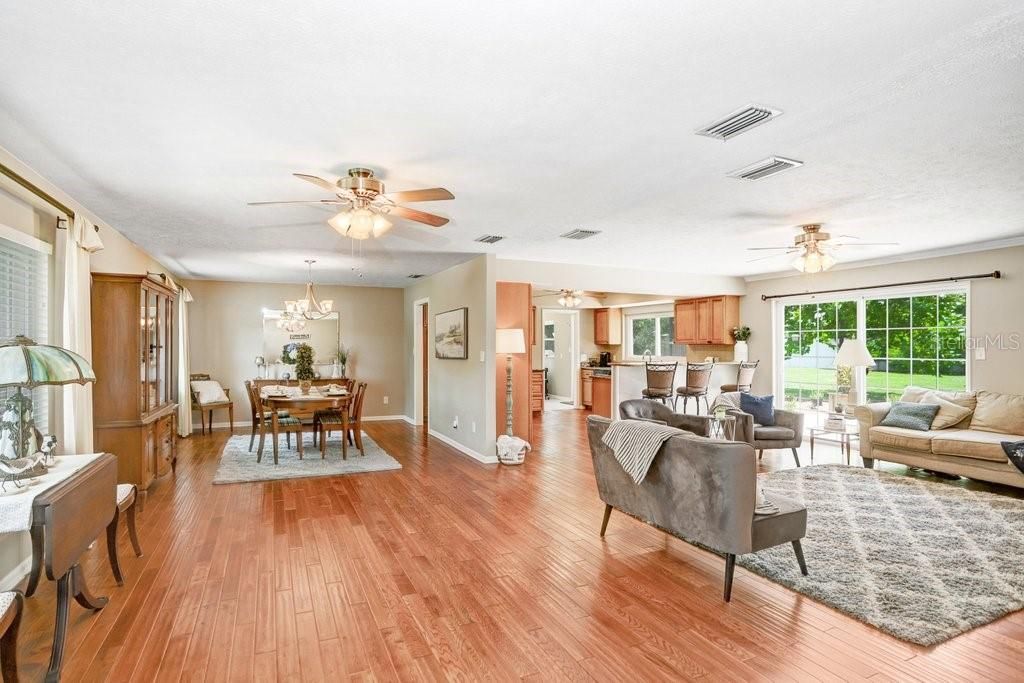 Looking at Great Room and Dining Area