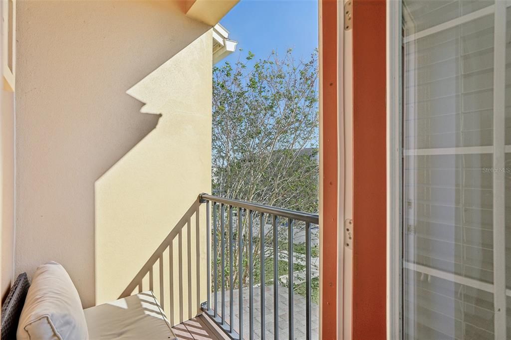 Private Balcony in the Primary Suite