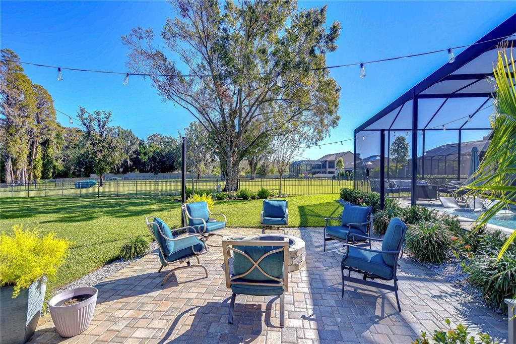 Sidewalk to pool area