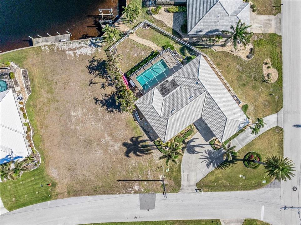 aerial view of house and lot