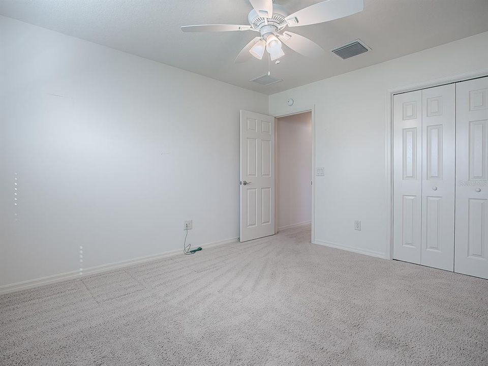 THIS GUEST ROOM ALSO HAS A LARGE CLOSET.