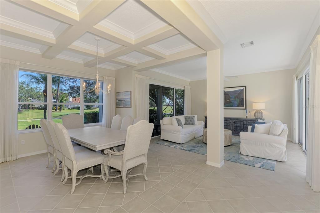 Entertain with phenomenal views of the golf course