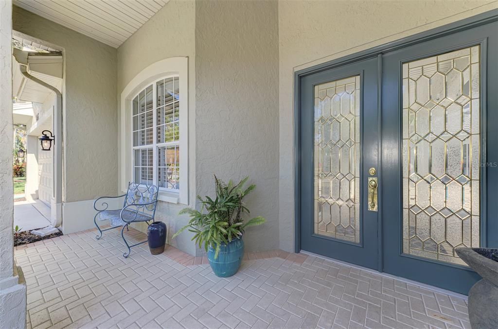 Welcoming front porch