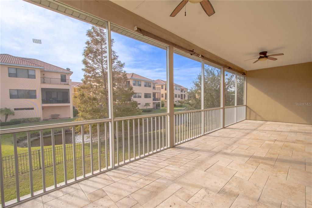 The massive balcony is a front row seat to nightly sunsets.