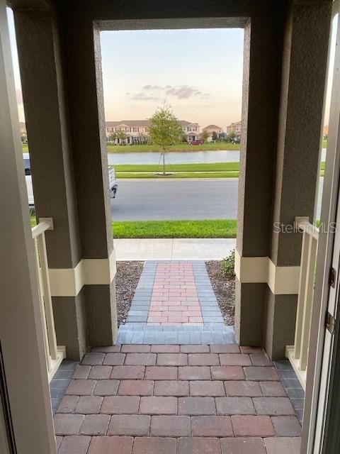 Water view out the front door