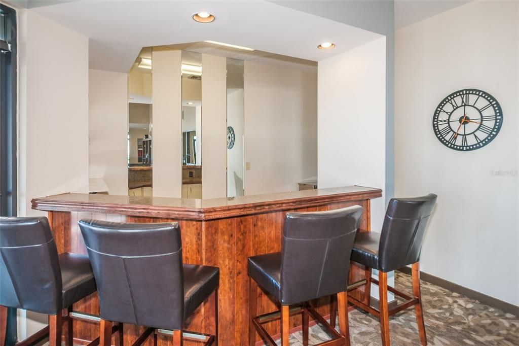 Wet Bar in the Clubhouse