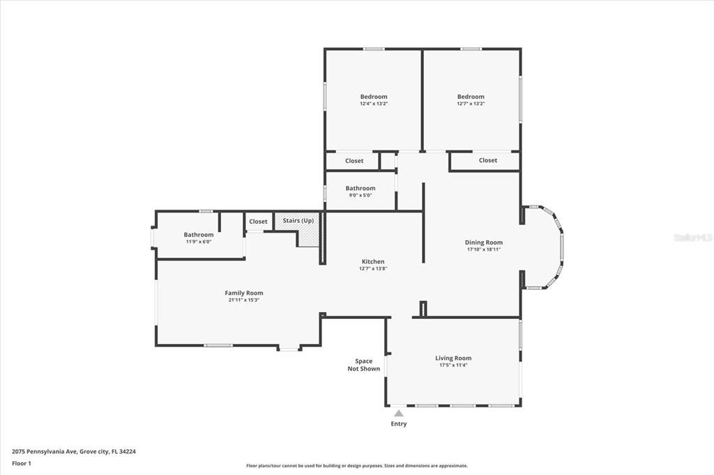 Downstairs floor plan