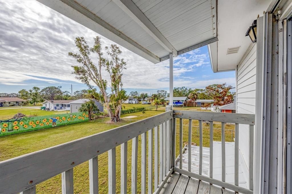 Master suite balcony