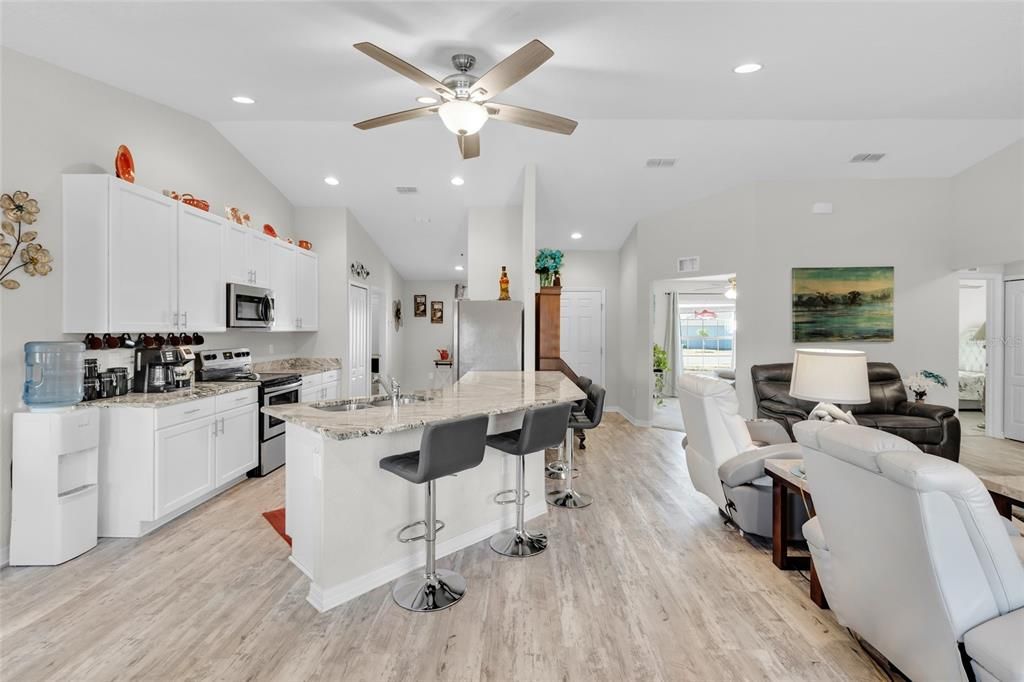 Kitchen with plenty of eating space