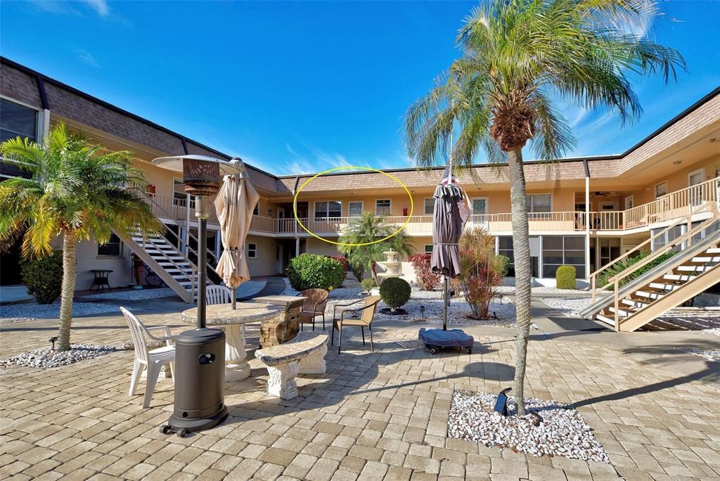 Beautiful courtyard.