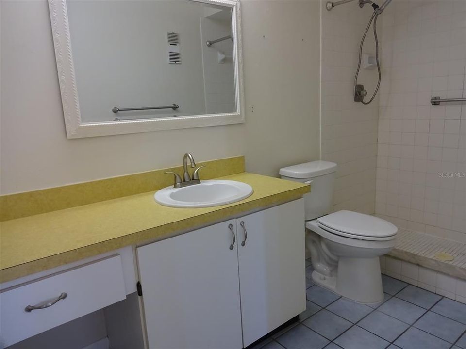 primary bathroom in the primary bedroom area