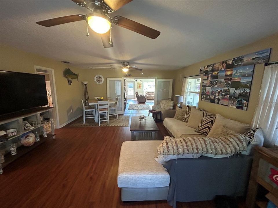 Primary Bedroom/Currently being used as living/dining area.