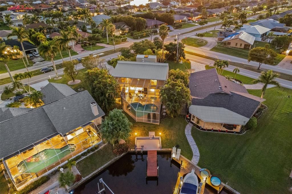 Evening Aerial View