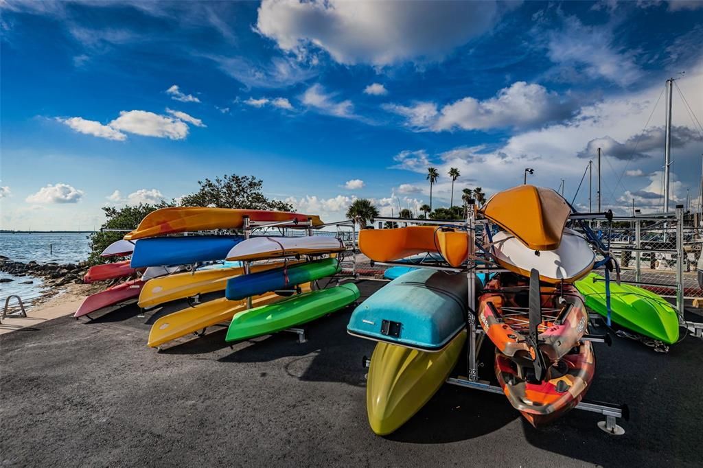 Edgewater Arms Kayak Storage