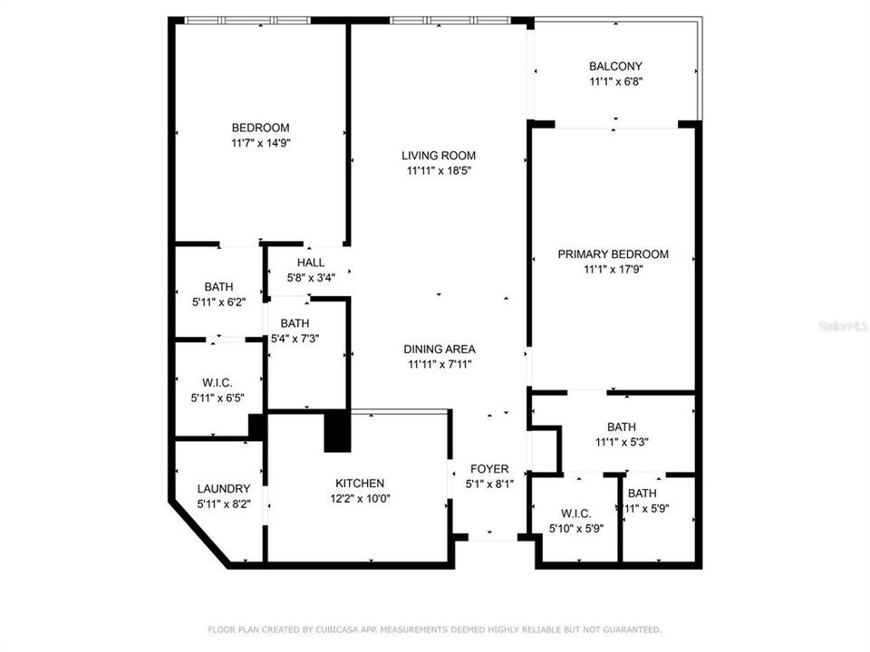 For Sale: $569,000 (2 beds, 2 baths, 1240 Square Feet)