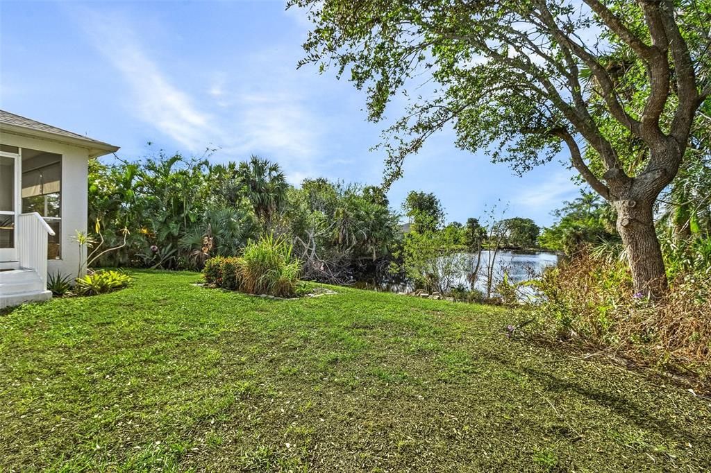 View of yard featuring a water view