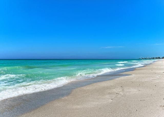 White sands and crystal clear waters