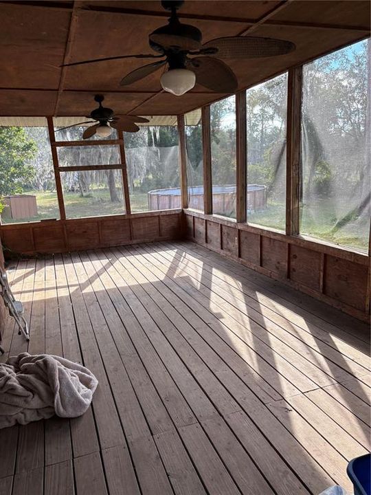 Screened porch