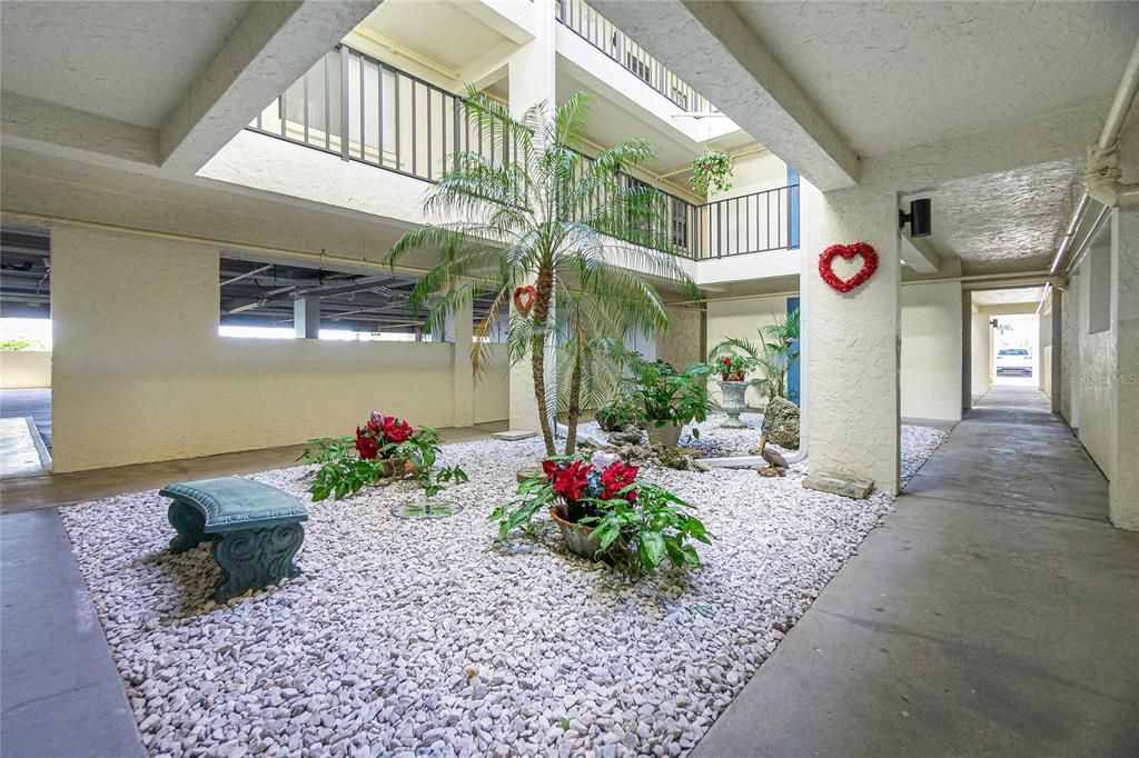 Atrium area at Elevator.