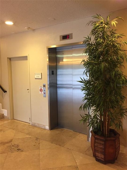 Elevator in Lobby