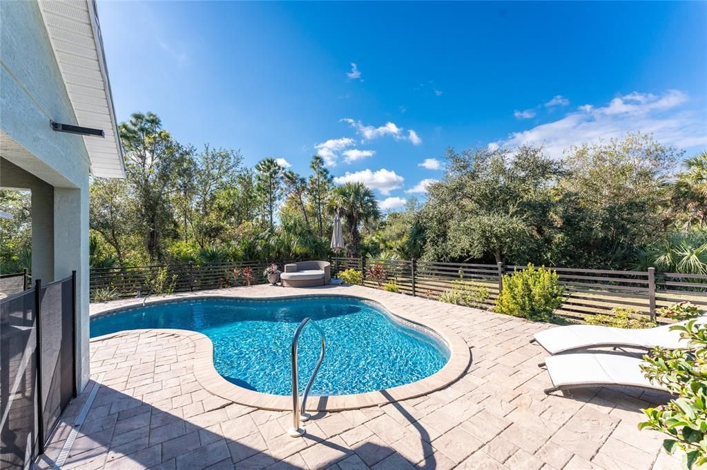 Peaceful private pool