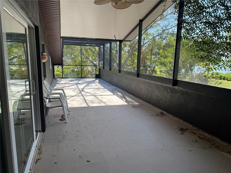 Large screened in second floor patio