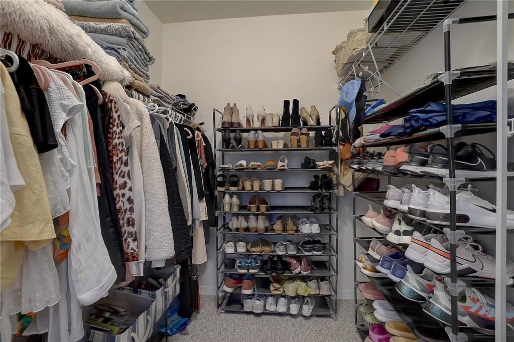 Master bedroom closet