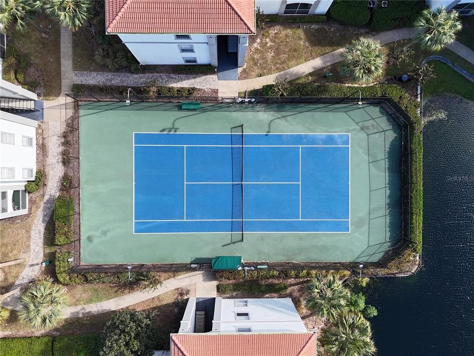 Community tennis courts