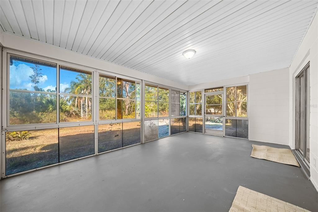 enclosed porch