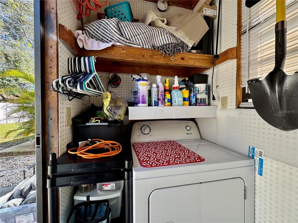 Dryer in shed