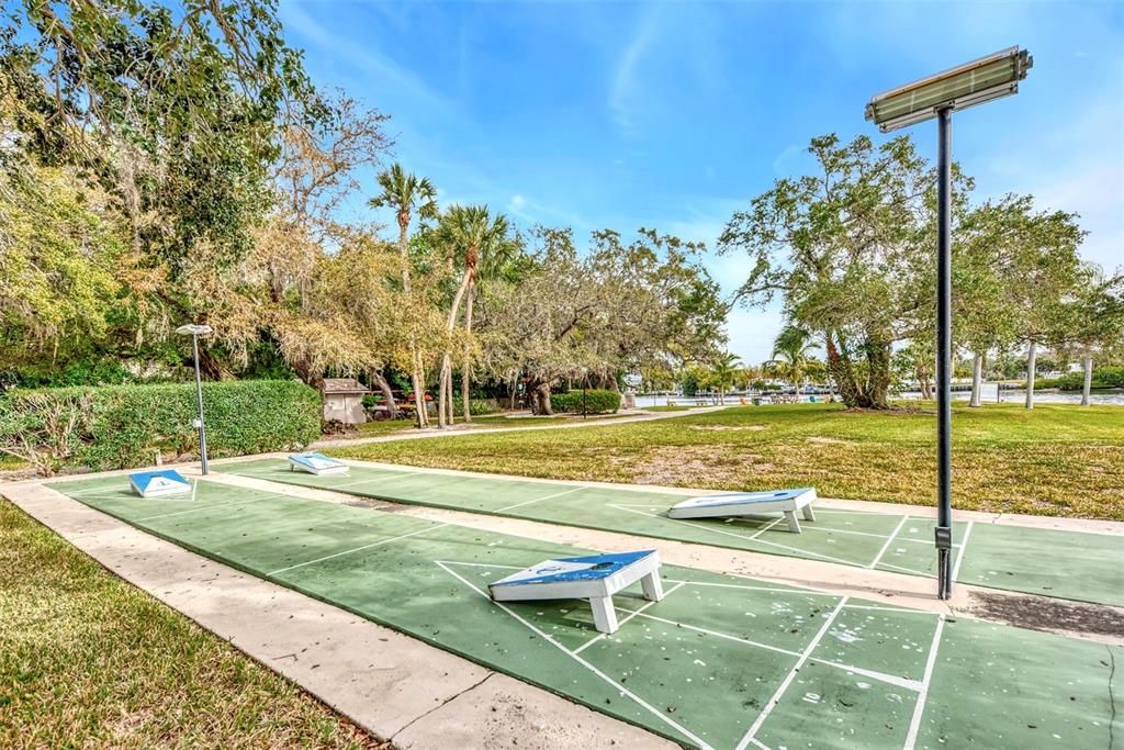 SHUFFLEBOARD & CORNHOLE