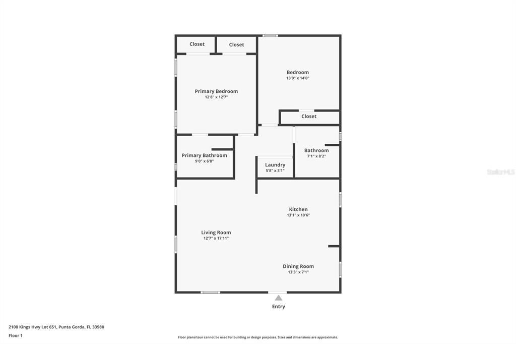 На продажу: $239,000 (2 спален, 2 ванн, 1080 Квадратных фут)