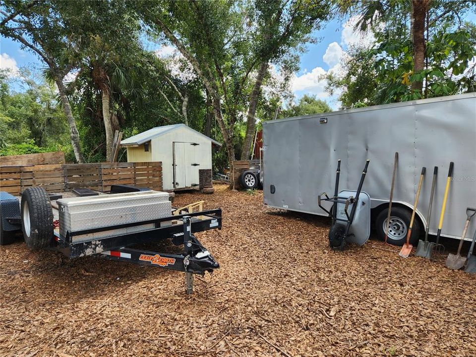 Rear Yard & Storage Shed