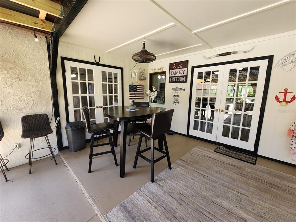 Front Home - Covered Outdoor Living Area