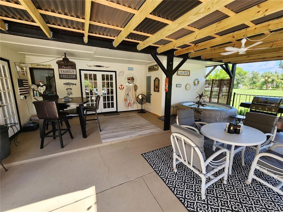 Front Home - Covered Outdoor Living Area