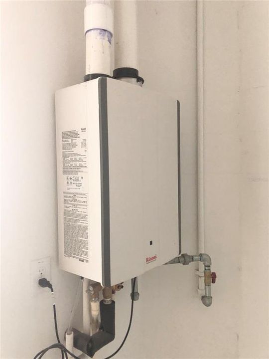 Tankless Hot Water Heater...no more running out of hot water!