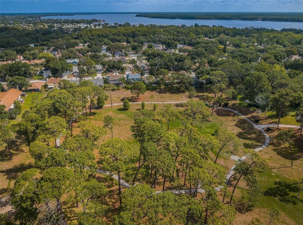 Aerial view of Bentley Park