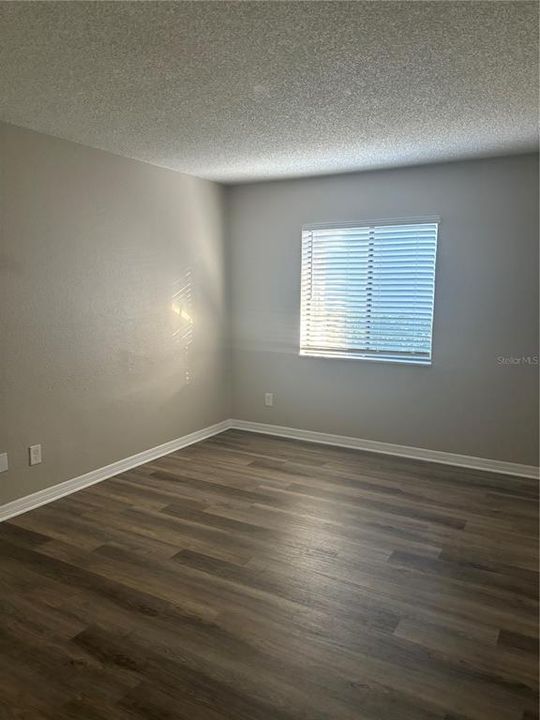 Large, freshly painted second bedroom