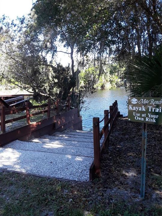 kayak/canoe launch