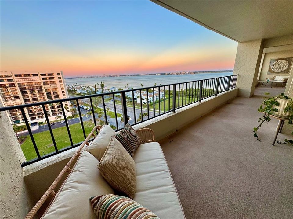 View looking East toward Intracoastal waterway from the Gulf of Mexico / beach