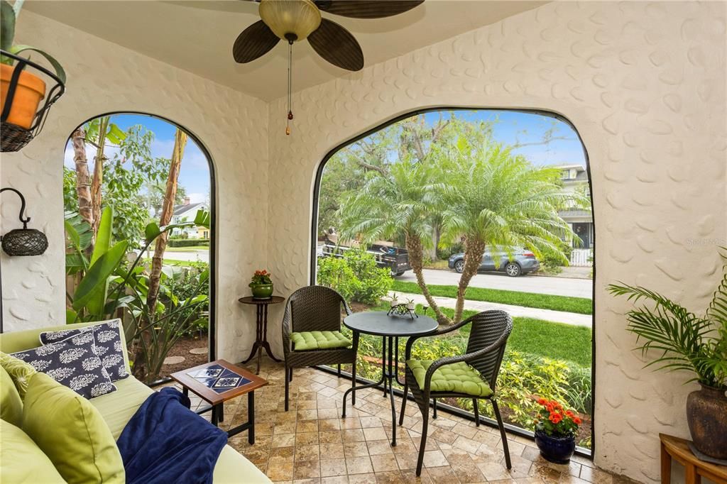 Front screened porch