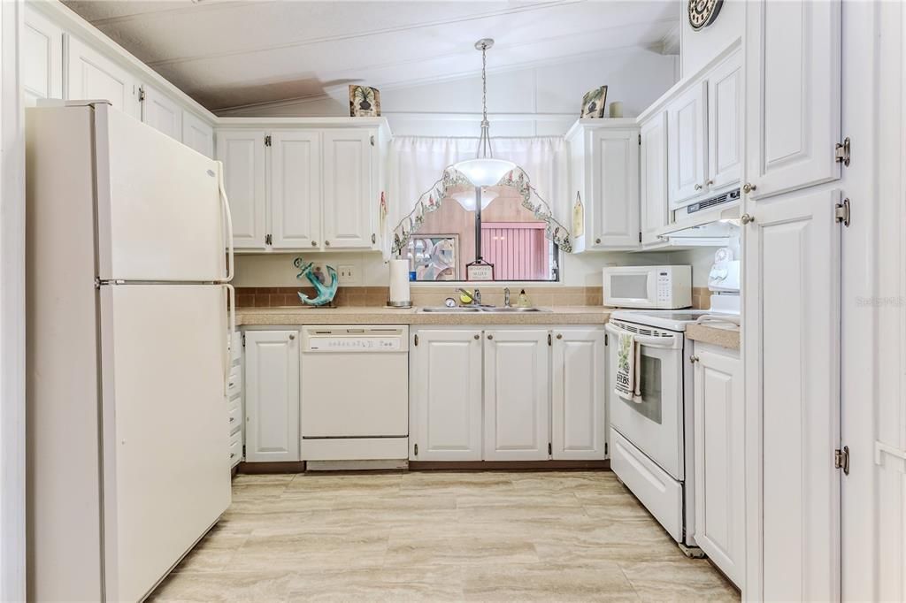 Perfect sized kitchen for the chef of the house!