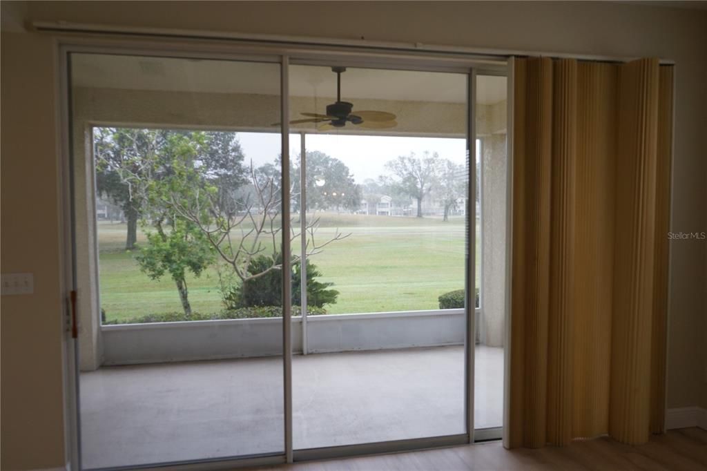 screened lanai and view